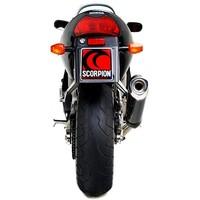 eha73tem scorpion factory satin titanium round exhaust honda cbr 600 f ...