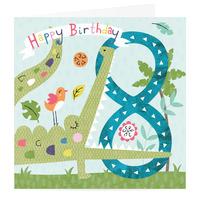 Eight Birthday Card