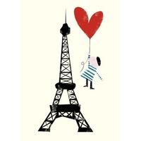 Eiffel Tower Heart |Art File |AF1232