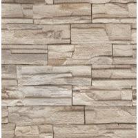 Eijffinger Wallpapers Granite Bricks Grey/Brown, 330917