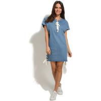 eight paris dress louise womens dress in blue