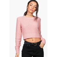 Eilise Cropped Jumper - blush