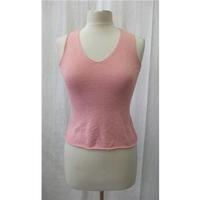 eileen fisher petite size 6 pink sleeveless top