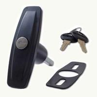 ejector locking garage door handle