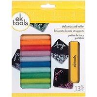 ek success primary pastel colors chalk sticks and holder