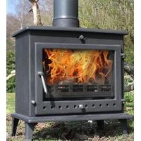 ekol crystal 12kw wood burning multi fuel defra approved stove
