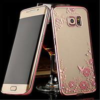 Electroplating Secret Garden Flower Diamond Phone Cases For Samsung Galaxy S5/S6/S6 Edge/S6 Edge/S7/S7 Edge Case