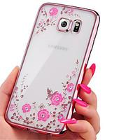 Electroplating Secret Garden Flower Diamond Phone Cases For Samsung Galaxy J3/J5/J7