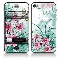 Elegant Flower Pattern Front and Back Full Body Stickers for iPhone 5