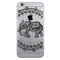 elephant openwork pattern of strong relief printing material tpu phone ...