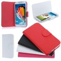 Elegant Artificial Leather Flip Case Cover for Samsung Galaxy S4 i9500/i9505 Red