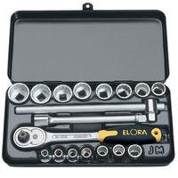 elora elora 870 jmu 18 piece 38 sq dr metric socket set