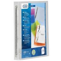 elba polyvision 4r binder 25mm a4 clear 12 pack