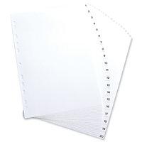 ELBA A4 PP IDX 1-20 WHT 10020478...