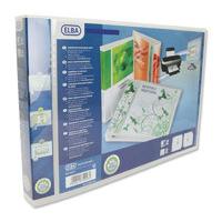 Elba Panorama Pres Binder A3 4d 30mm Wht - 2 Pack