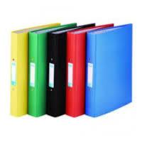 elba paper on board ring binder red