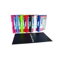 elba paper on board ring binder black