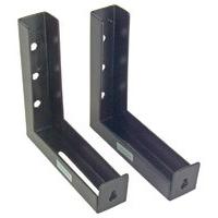 Elite 6" X 2 Wall, Ceiling Hanging Brakets - Black