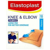 Elastoplast Knee and Elbow Fabric Plasters 10