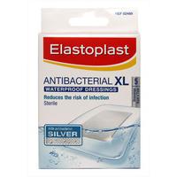 Elastoplast Antibacterial XL Waterproof dressings 6x7cm (5)