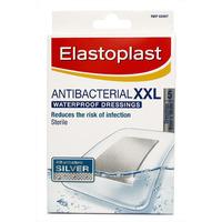 Elastoplast XXL Antibacterial Waterproof Dressings 5 8x10cm
