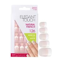 elegant touch natural french nails 126 s pink