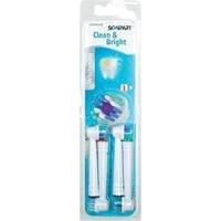 electric toothbrush brush attachments scanpart scanpart 4 pcs white
