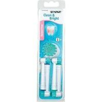 electric toothbrush brush attachments scanpart scanpart 4 pcs white
