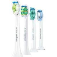 Electric toothbrush brush attachments Philips Sonicare Vielfalt Bürstenkopf Box 1 Set White