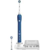 Electric toothbrush Oral-B SmartSeries 4000 CrossAction Rotating/vibrating/pulsating White, Light blue