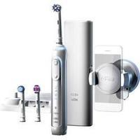 Electric toothbrush Oral-B Genius 8000 CrossAction Rotating/vibrating/pulsating White, Silver