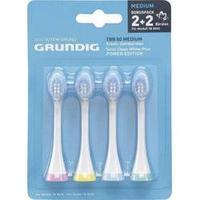 Electric toothbrush brush attachments Grundig 4x Spare Toothbrush Heads 4 pc(s) White