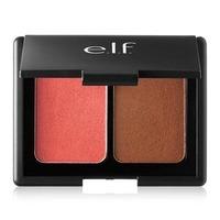 e.l.f. Aqua Beauty Infused Bronzer & Blusher Palette Peach, Multi