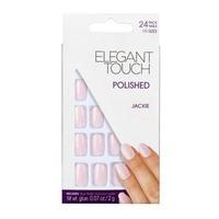Elegant Touch Polished Fake Nails -Jackie Baby Pink, Pink