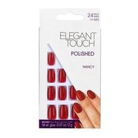 Elegant Touch Polished Fake Nails - Nancy Red, Red