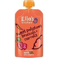 ELLA\'S KITCHEN (VEGETARIAN) Baby Food - Sweet Potatoes, Broccoli & Carrot (120g)