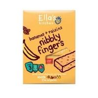 Ellas Kitchen Nibbly Fingers - Ban & Raisins 125g (1 x 125g)