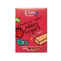 Ellas Kitchen Nibbly Fingers - Strawb & Appl 125g (1 x 125g)