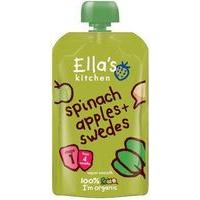 ELLA\'S KITCHEN (VEGETARIAN) Organic Spinach, Apple & Swede Baby Food (120g)