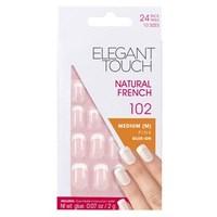 elegant touch natural french 102 medium pink