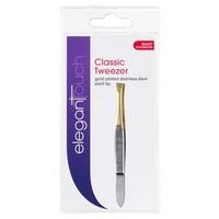 elegant touch beauty accessories classic tweezer slant tip 1