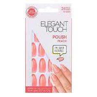 Elegant Touch Polished Nail Peach