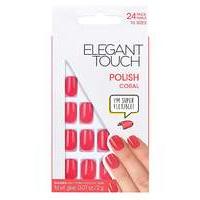 Elegant Touch Polished Core Nail Coral