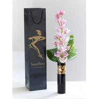 Elegant Pink Orchid Vase