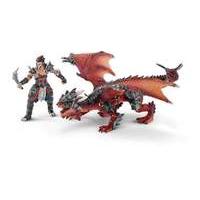 Eldrador Schleich Warrior Toy with Dragon