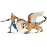 Eldrador Schleich Warrior Toy with Griffin