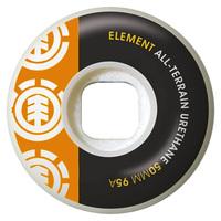 Element Section Skateboard Wheels - Orange/Black 50mm