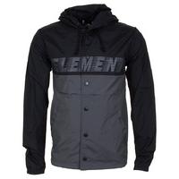 Element Hooded Coaches Jacket - Flint Black