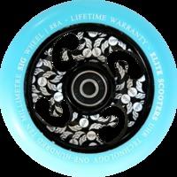 elite 110mm sig wheel blue pulazer etched black core