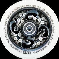 elite 110mm sig wheel white pulazer etched core